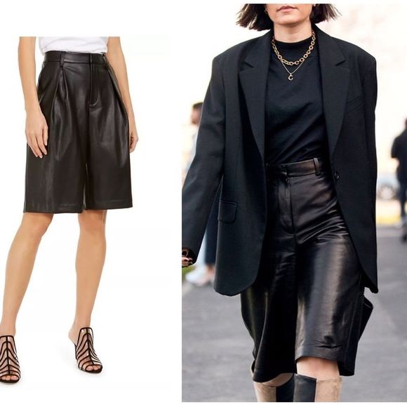 Internacional Concepts Inc. faux leather shorts - Picture 1 of 9